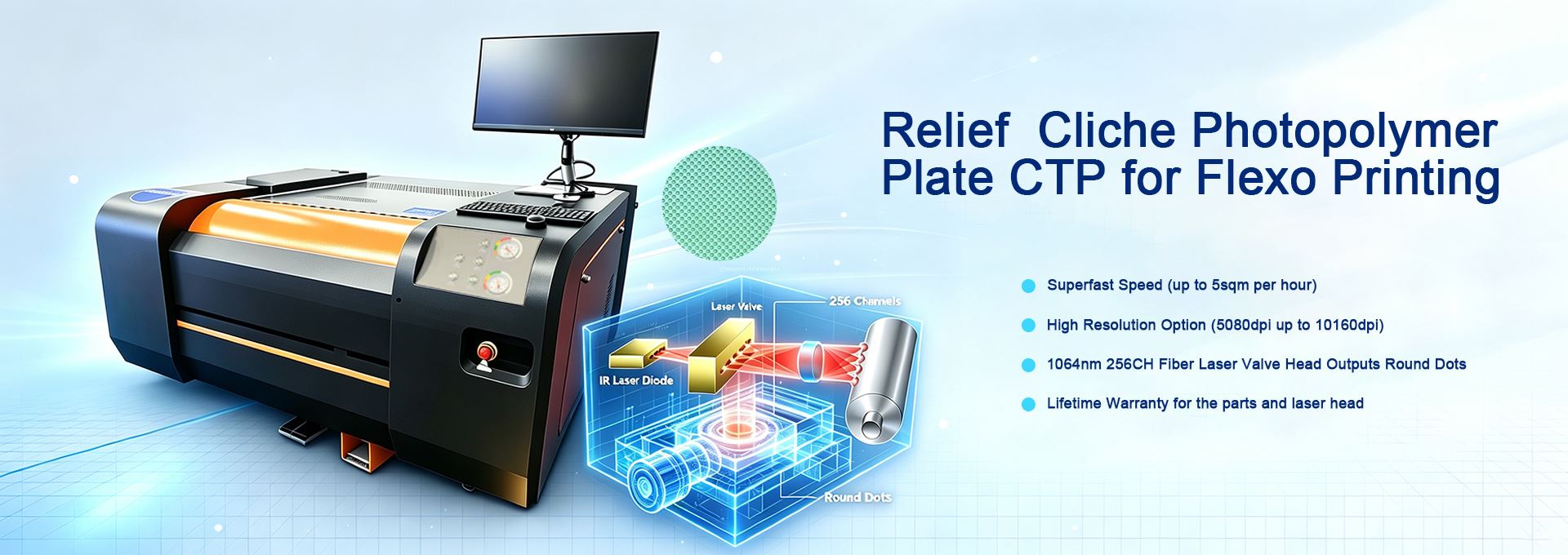 Flexo Relief Polymer CTP Plate Machine